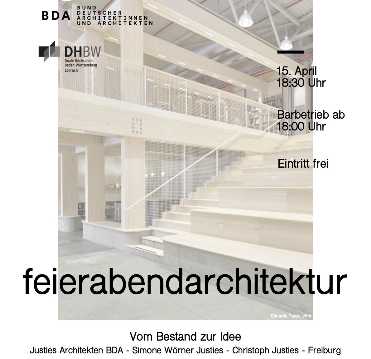 Flyer: feierabendarchitektur 15.04.2026