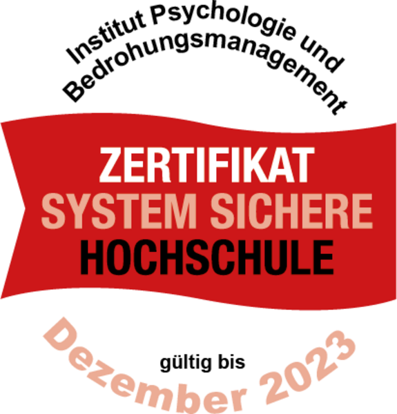 Logo Zertifikat System sichere Hochschule