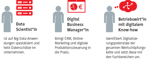 Data Scientist*in, Digital Business Manager*in, Betriebswirt*in mit digitalem Know-how