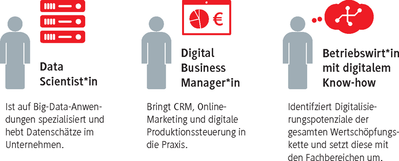 Data Scientist*in, Digital Business Manager*in, Betriebswirt*in mit digitalem Know-how