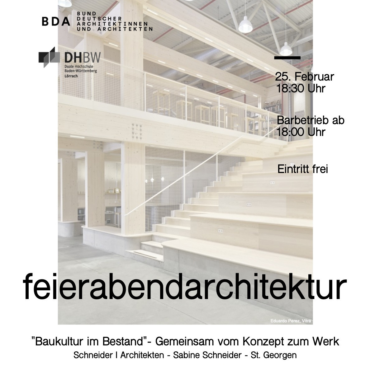 Flyer: Feierabendarchitektur „Baukultur im Bestand"