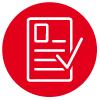Icon, das ein Dokument bzw. einen Vertrag darstellt