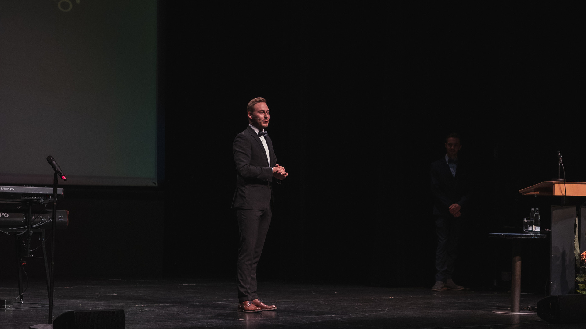 Moderator Marvin Kärger